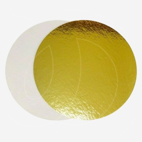 Подложка под торт Золото/Белая 3 мм 18 см 