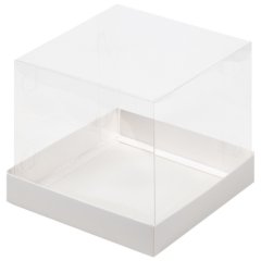 Коробка для шоколадной фигурки белая 10х10х10 см КУ-643; 9847832