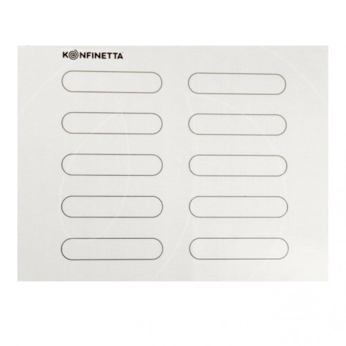 Коврик силиконовый армированный с разметкой для 10 эклеров 38х28 см 5241002